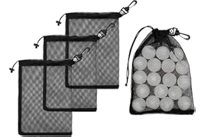 PALTERWEAR Mesh Drawstring Bag With Fastening Clip - Set of 4 (8 x 11 inch)