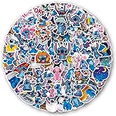 120pcs Cute Stitch Cartoon Stickers for Kids Water Bottle, Cool Lilo Stitch Waterproof Vinyl Stickers for Teen Girl Laptop Skateboard Bike Guitar Laggage Bicycle Travel Case