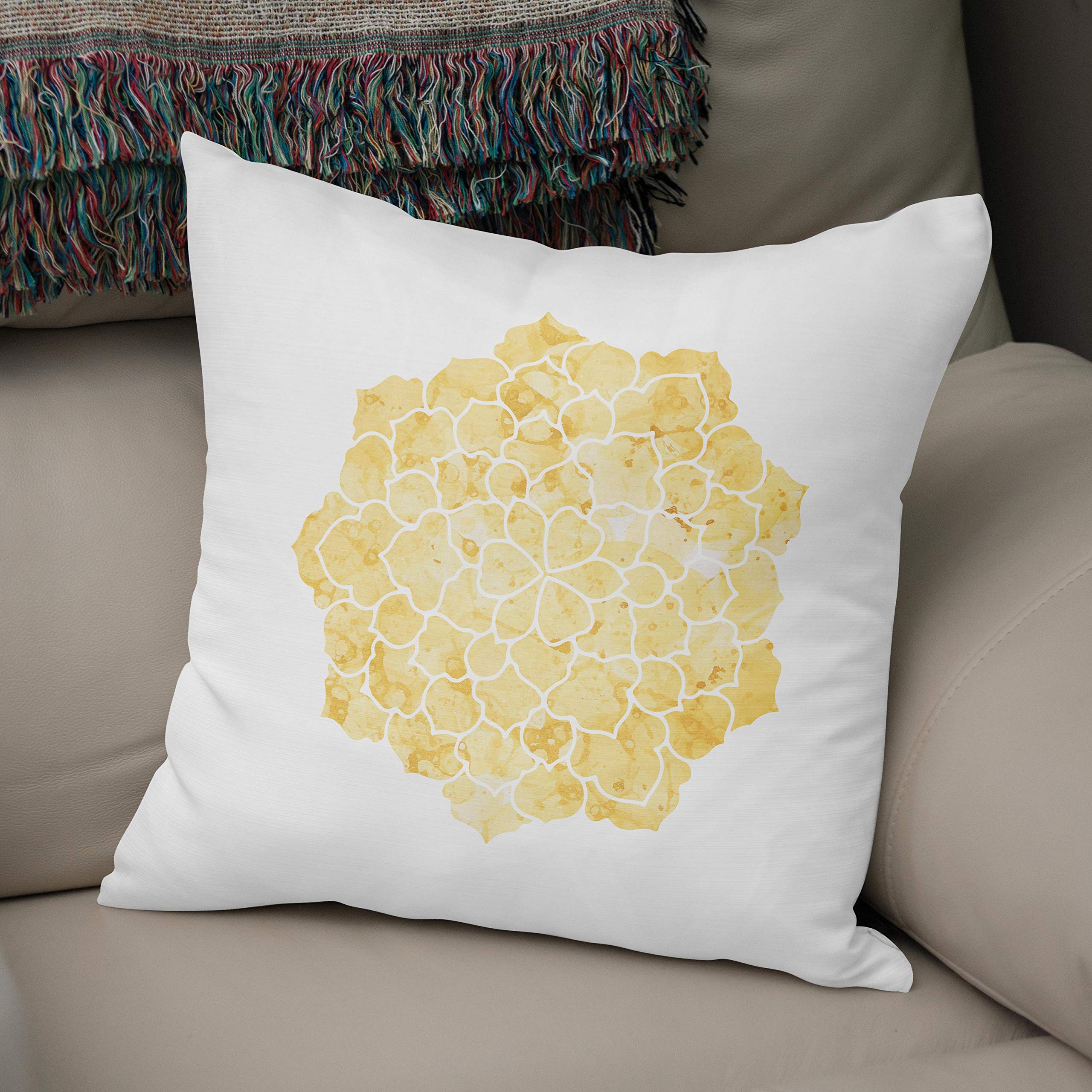 Bonamaison, Decorative Cushion Cover - 50% Cotton 50% Polyester - 43x43cm - Designed and Manufactured in Turkey