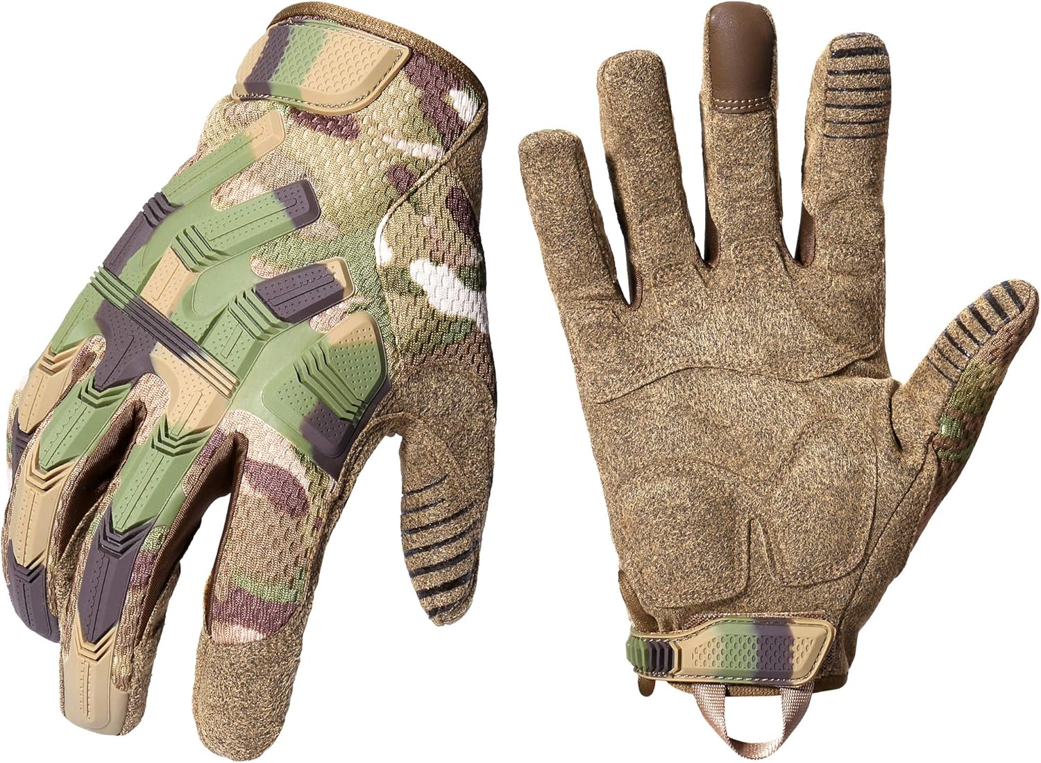 AXBXCX Touch Screen Full Finger Motorcycle Gloves: Sports & Outdoors