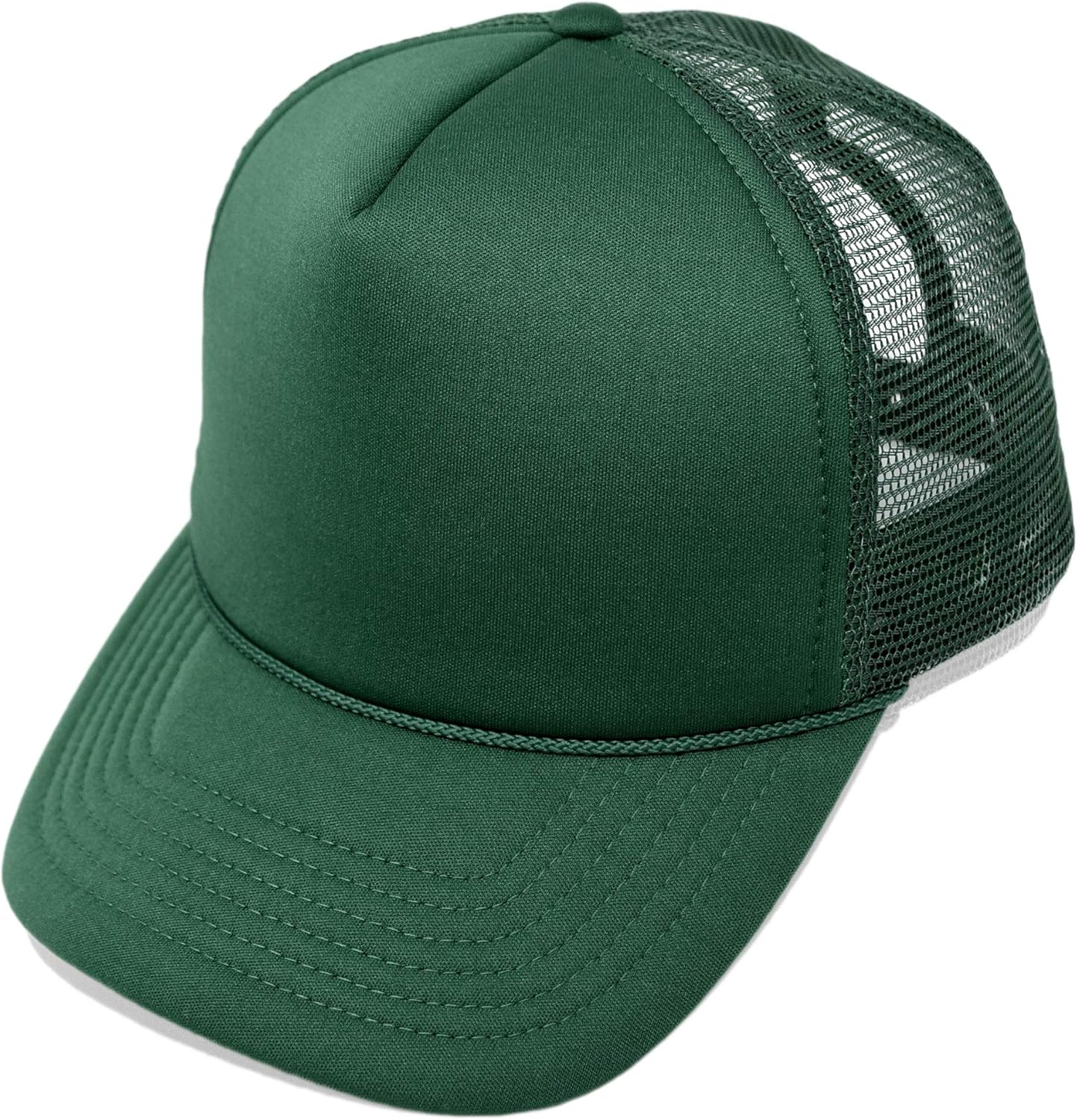 Trucker Hat Mesh Cap Solid Colors Lightweight with Adjustable Strap