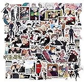 100PCS Juju-tsu Stickers, Vinyl Waterproof Classic Japanese Anime Themed Kai-sen Stickers Packs for Laptop, Water Bottles, He