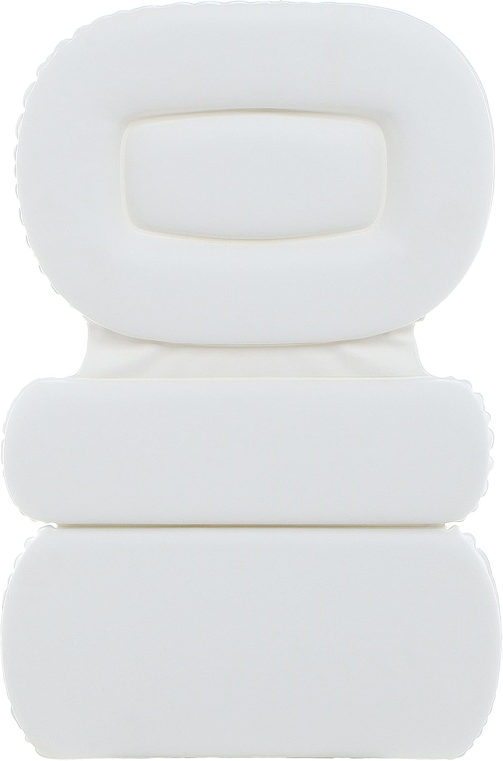 MyGift Soft Luxurious Foam Padded Large White Spa Bath Pillow/Hot Tub Head & Back Cushion: Home & Kitchen