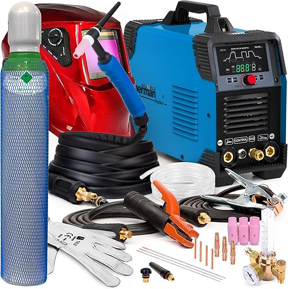 TIG Welder 200 AMP Pulsed Welding Machine Sherman MULTIPRO DC HF Memory MMA Set Amazon.co.uk