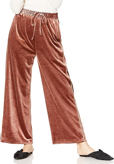 Amazon リリーブラウン ベロアパンツ Lwfp5101 レディース Brw F ロングパンツ 通販