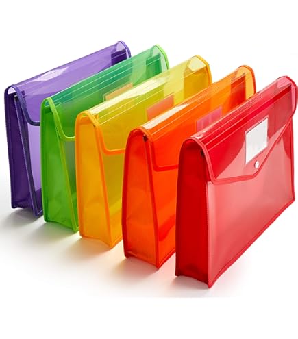 Un Paquete De 12 De Plástico De Carpetas Para Documentos Carpetas De Prentació - Foto 7