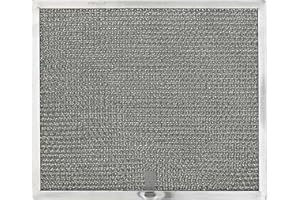 AMERICAN METAL FILTER Aluminum Range Hood Filter - 9 7/8" X 11 11/16" X 3/8" (2 Pack)