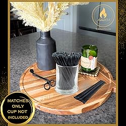 5.5" Long (100+ Count) | Black Stick/Black Tip