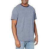 U.S. Polo Assn. Crew Neck Floral Print Pocket Tee Classic Navy SM