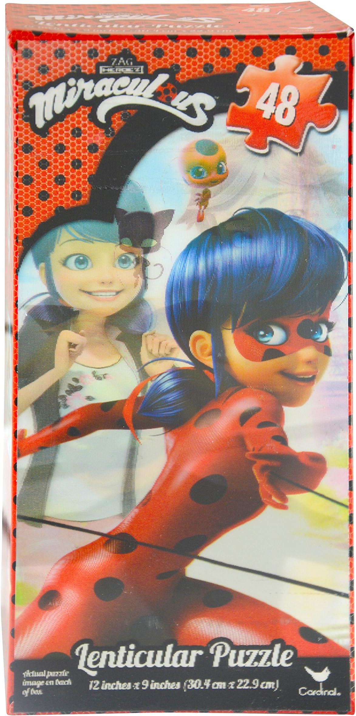 Karacter Corner Miraculous Ladybug 48-Piece Lenticular 3D Puzzles