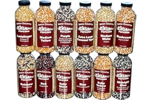 Amish Country Popcorn | 12-14 oz Bottles | Popcorn Kernel Variety Bundle | Old Fashioned, Non-GMO and Gluten Free (12-14 oz Bottles)