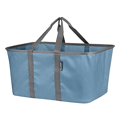 Buy Clevermade Collapsible Fabric Laundry Baskets Foldable Pop Up Storage Container Organizer Bags Large Rectangular Space Saving Clothes Hamper Tote With Carry Handles Pack Of 2 Denim Online In Germany B08bxvr68c