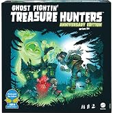 Mattel Games Ghost Fightin' Treasure Hunters Anniversary Edition Game | Cooperative Board Game with 2 Ways to Play Including One vs All for Kids, Teens &amp; Family Night, Ages 8+, 2-5 Players