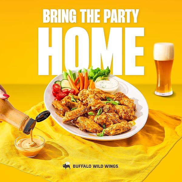BUFFALO WILD WINGS SOUTHWESTERN RANCH SAUCE, 12 FL. OZ., MADE WITH BUTTERMILK AND CHIPOTLE PEPPERS, PERFECT DIPPING SAUCE, SALAD DRESSING, WING SEASONING OR BURGER TOPPING