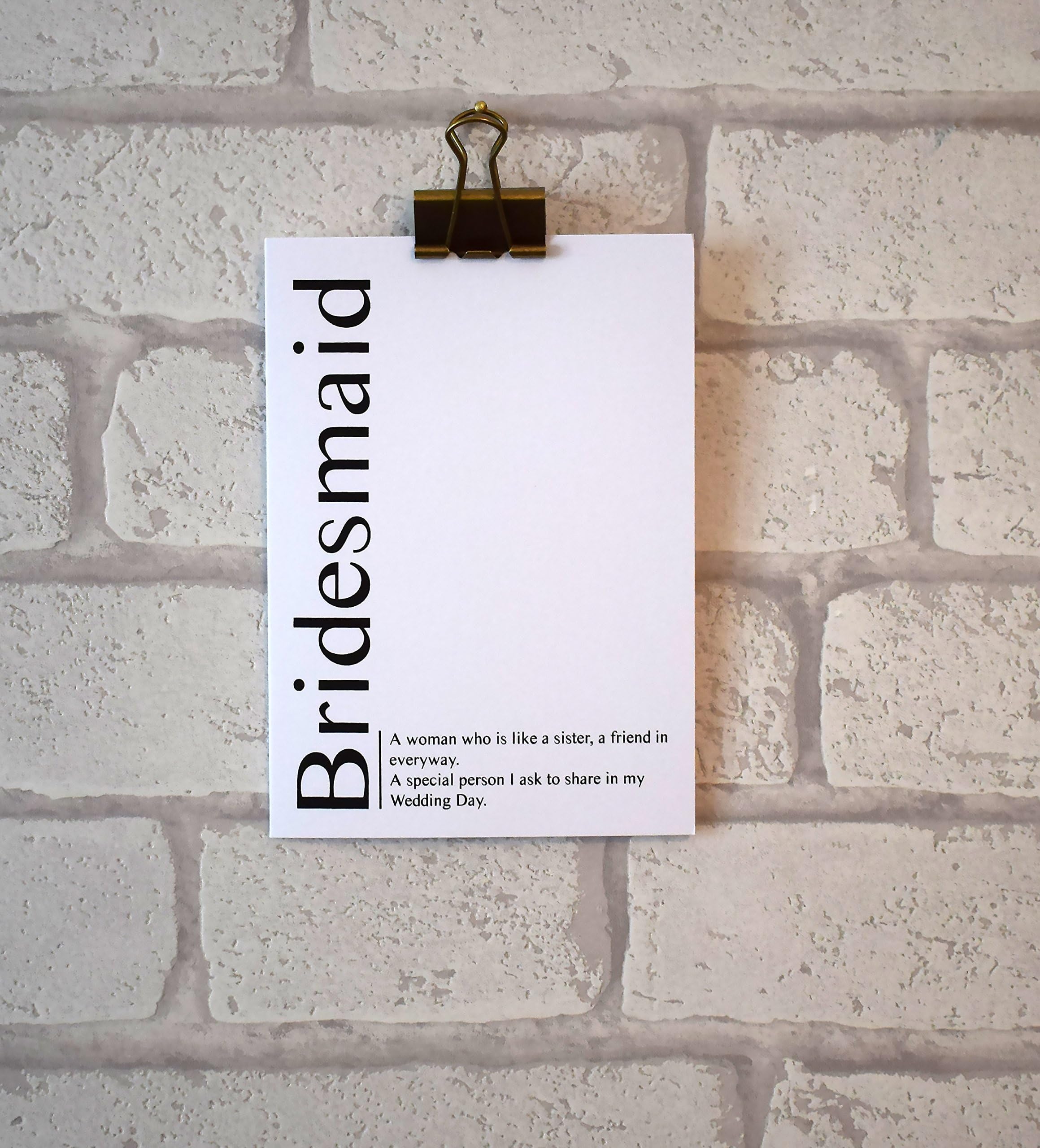 Will You Be My Bridesmaid Card. Will You Be My Maid Of Honour. Blank Greetings Card. Wedding Cards. Maid Of Honour Card. Bridesmaid Cards.