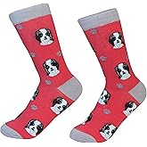 Dog Breed Socks Sock Daddy Unisex by E&S Pets