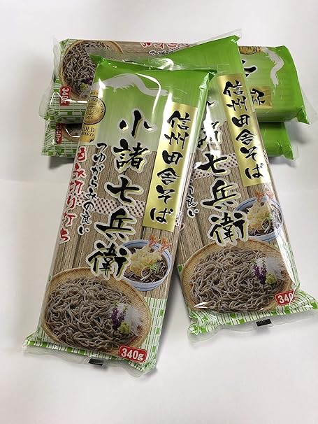 Amazon 4袋セット 信州田舎そば 小諸七兵衛 340g 信州ほしの 食品 飲料 お酒 通販