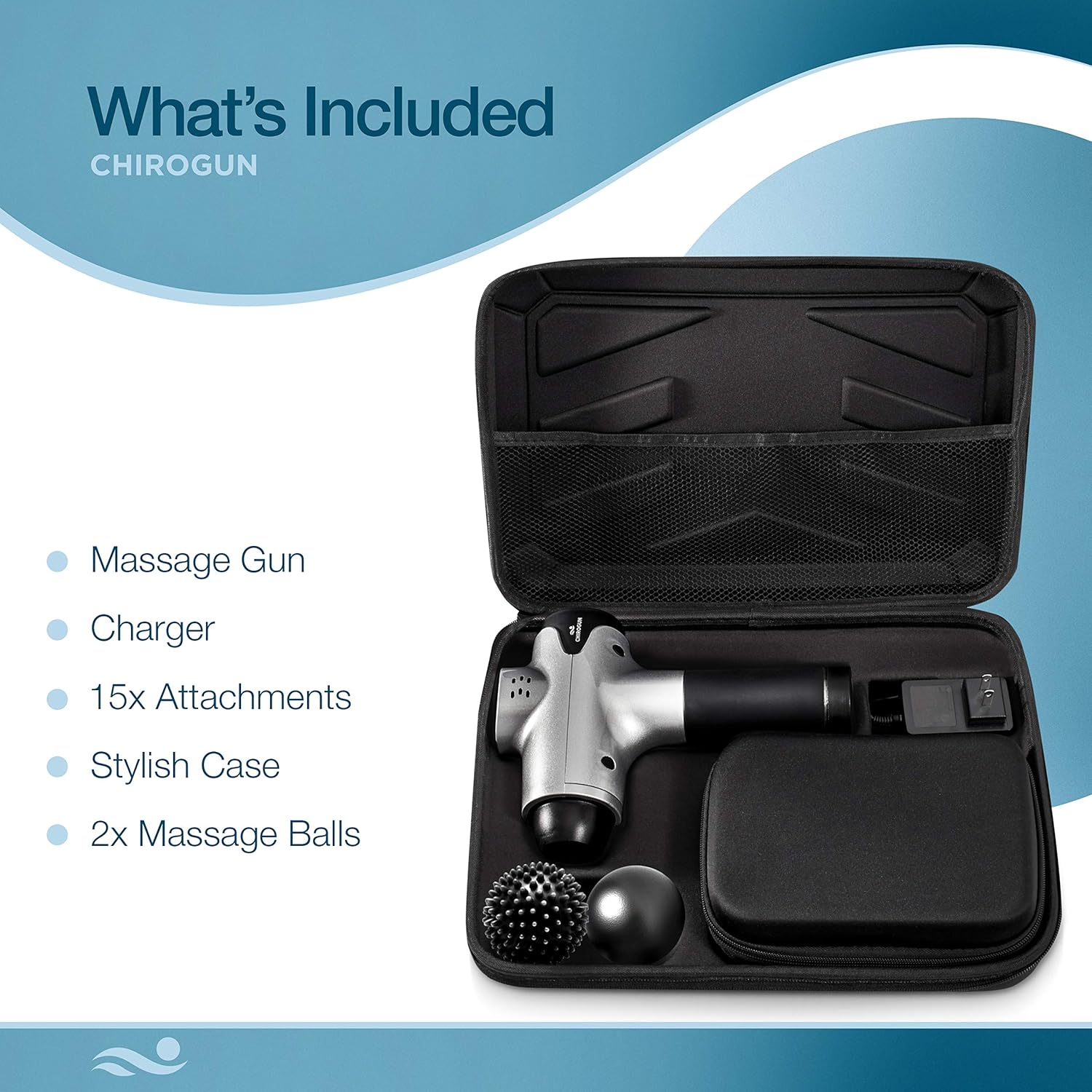 Massage Gun Deep Tissue Massager - Percussion Massage Gun Massager Gun Muscle Massage Gun Deep Tissue Massage Gun Muscle Gun Massager Chrome: Health & Personal Care