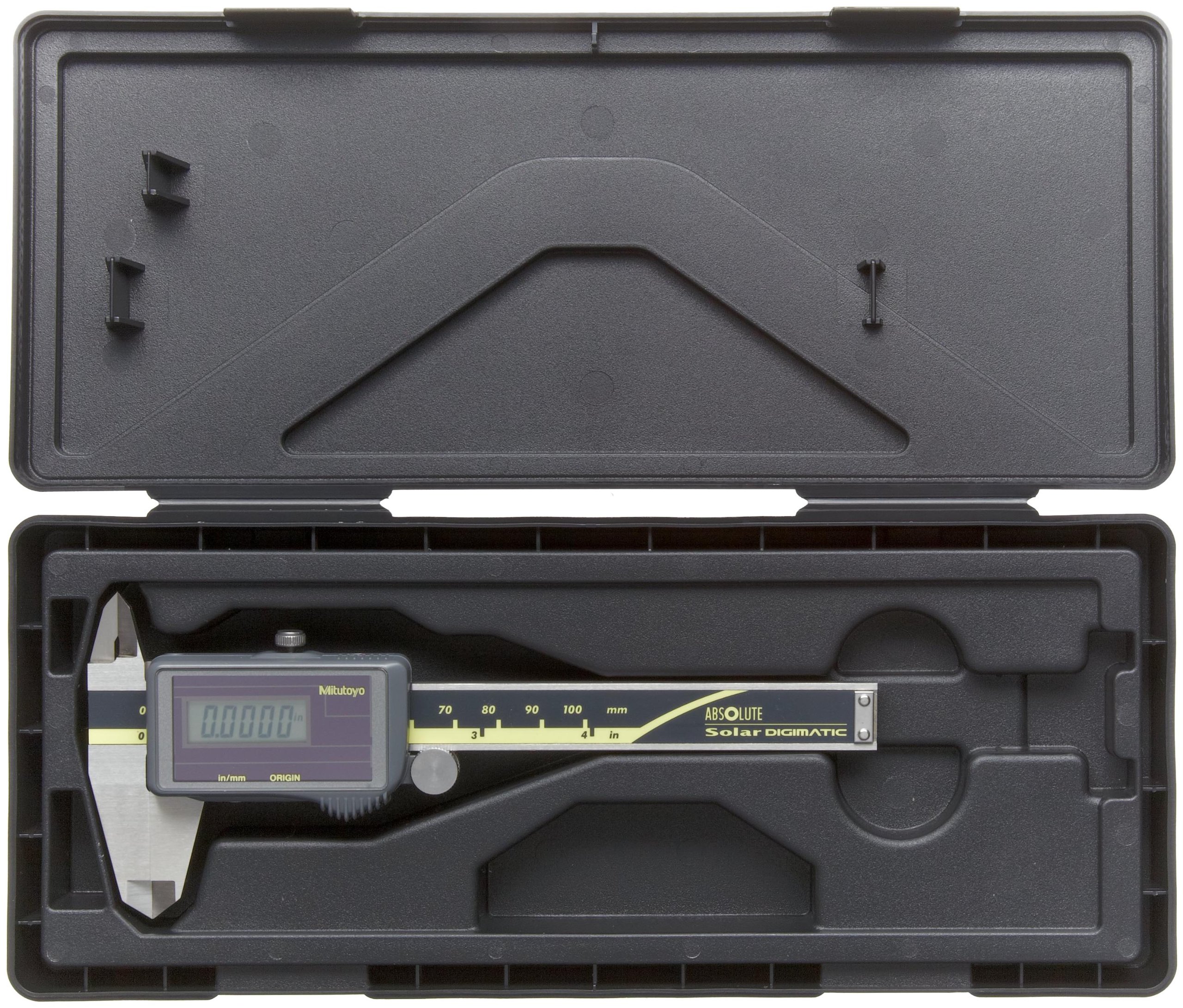 Mitutoyo 500473 Absolute Digital Caliper, Stainless Steel, Solar