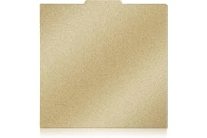 Asbrot PEI Build Plate for Neptune 3 Plus/Neptune 4 Plus, 330 x 330mm Double Sided Textured Steel Sheet No Sticker Base, Spri