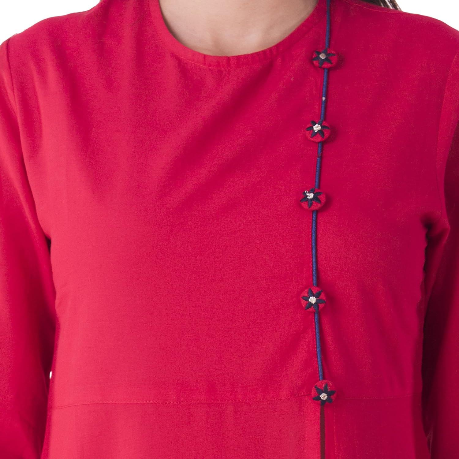 khushal k women's rayon printed kurta with skirt