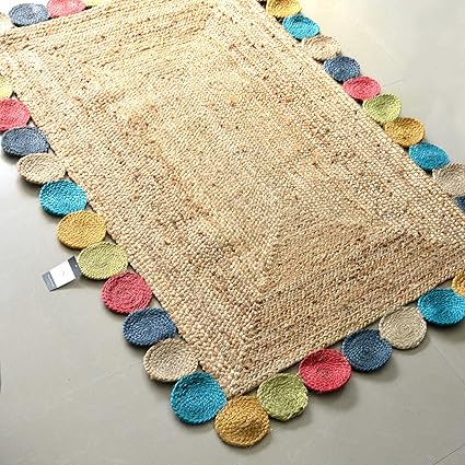 Avioni Home Jute Braided Area Rug , Handmade By Skilled Artisans