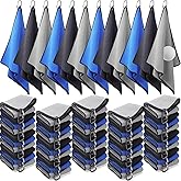 Batiyeer Golf Towels Bulk for Bags 16'' x 16'' Microfiber Waffle Pattern Golf Towel with Clipfor Mini Tournament, Club, Yoga, Fitness