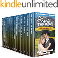 Hearts of the West: Historical Western Romance 13 Book Box Set book cover
