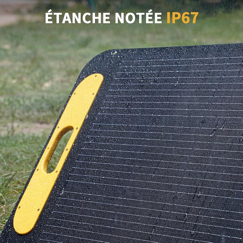 VS110 Panneau solaire portable 110W 18V, efficacité de 25%