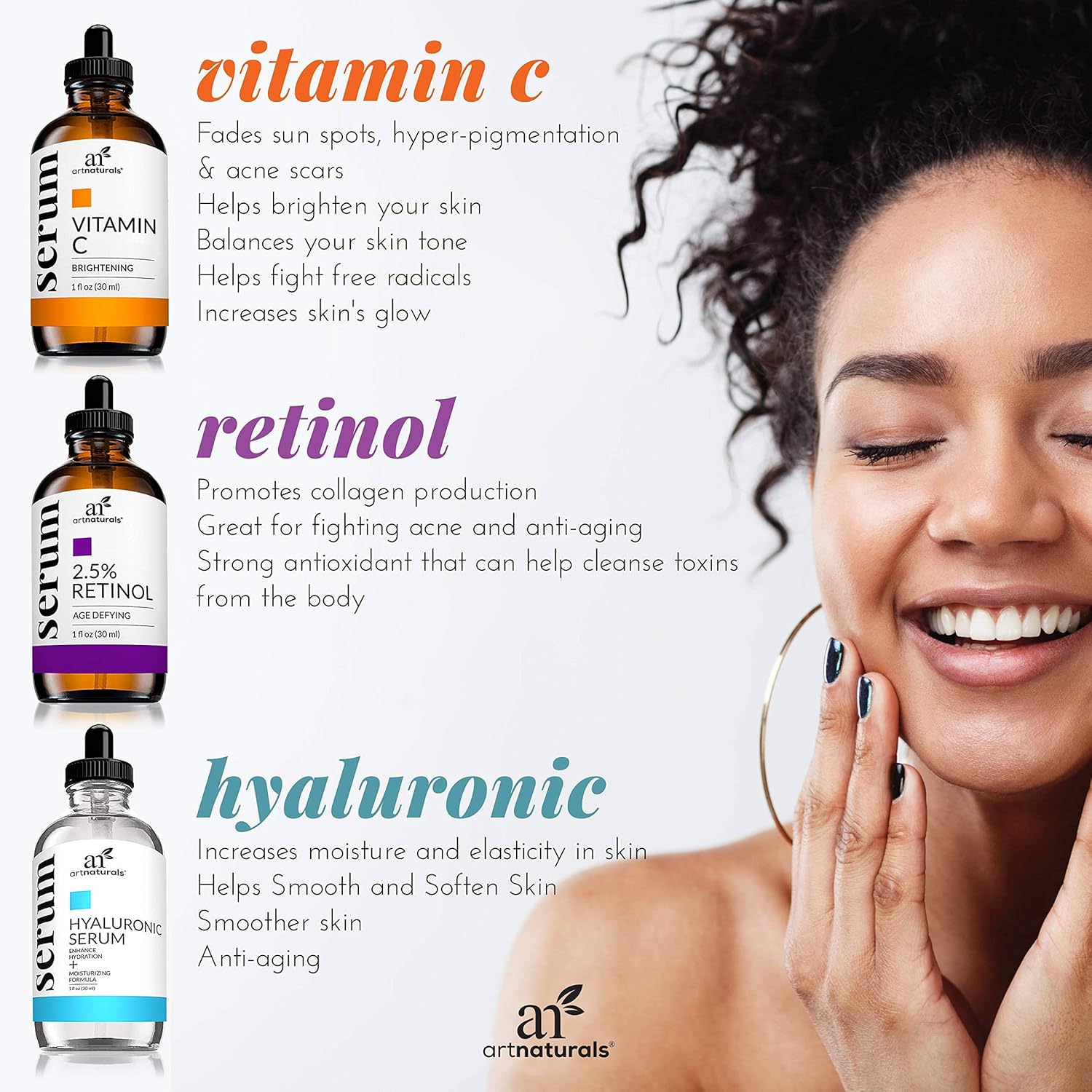 artnaturals serum trio
