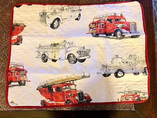 Amazon Com Fire Engine Fire Truck Pillow Sham All Cotton 21 X