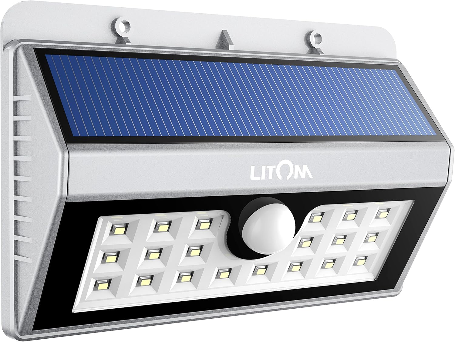 Litom Luz Lampara Focos Energía Solar con Sensor de