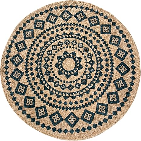 Luxor Living Teppich Mamda aus Jute, rund, strapazierfähig