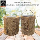 Topline Swedish Fire Torch 3 Pack Kiln Dried Logs Garden Fire Pit Campfire view 3