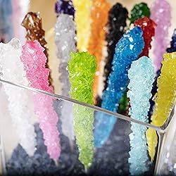 36 Extra Large Assorted Rock Candy Sticks: Espeez