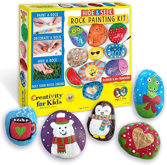 hide & seek rock painting kit