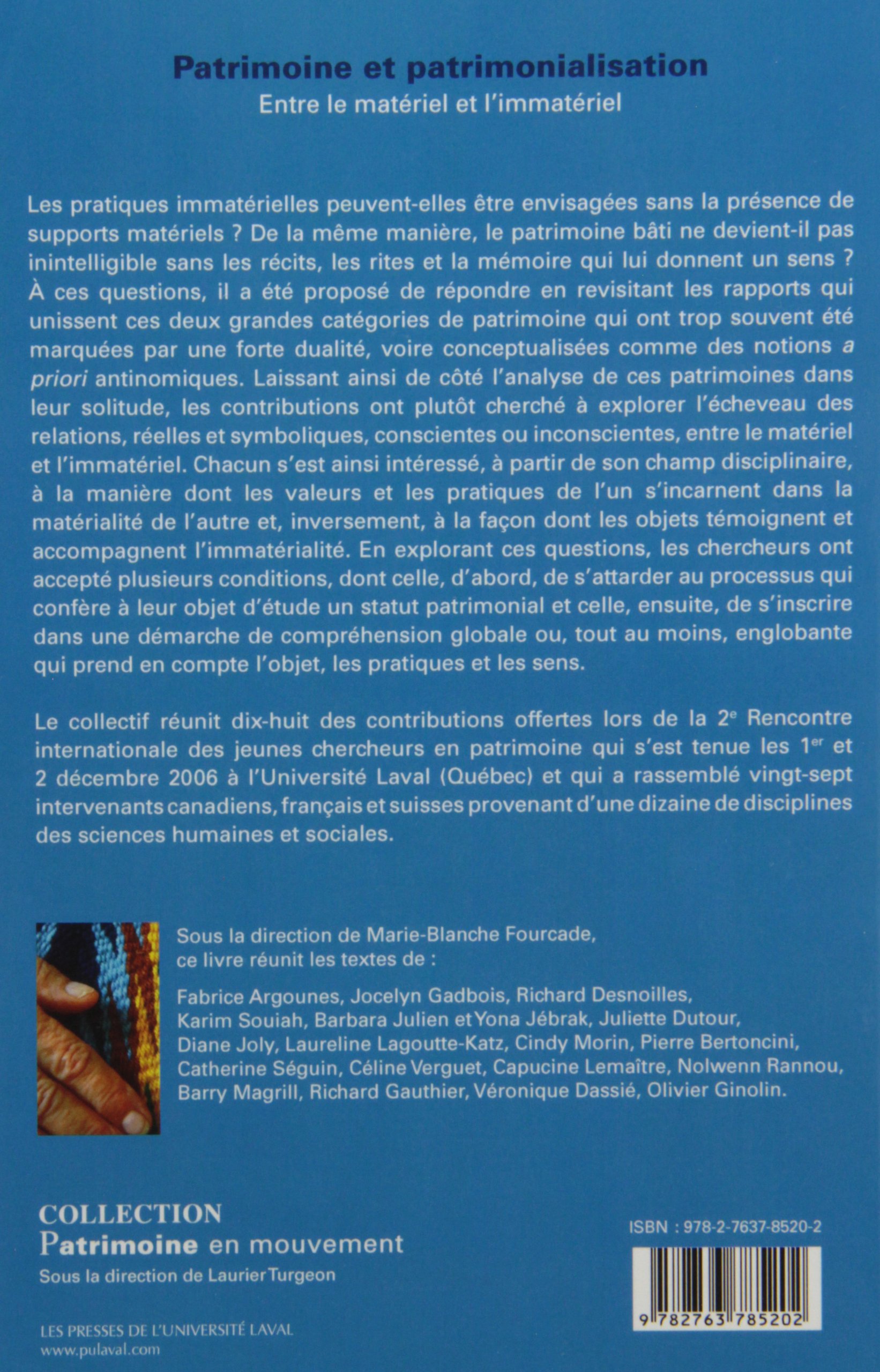 rencontres jeunes chercheurs patrimoine