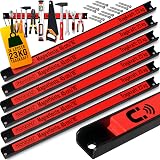 Deuba Magnetic Tool Holders 6pc 60cm 23KG Wall Mount Screwdriver Spanner Garden view 1