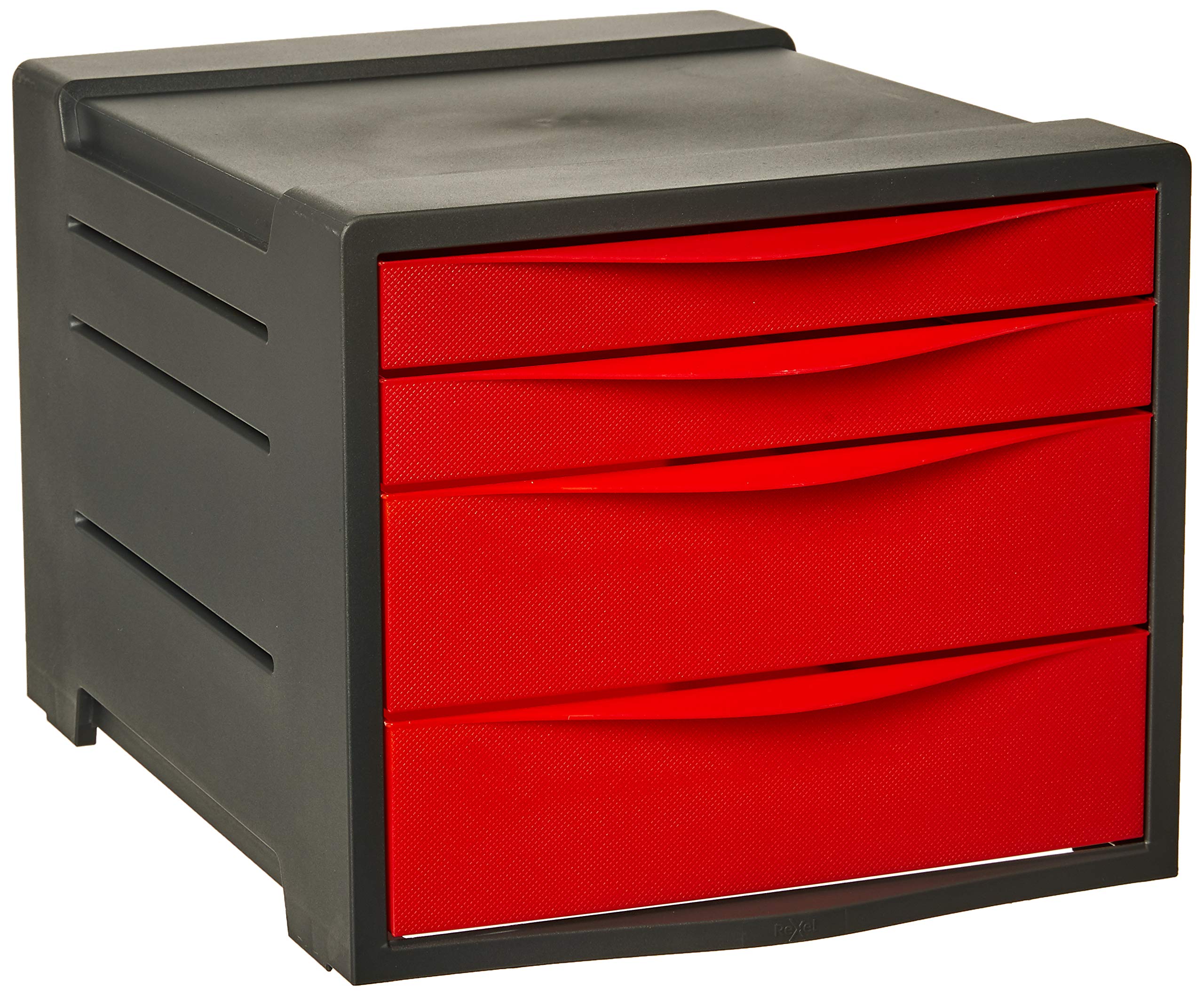 Rexel Choices, 2115610, 4 Drawer Cabinet, A4, Red