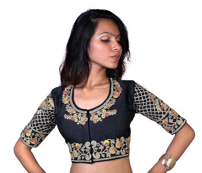 blouse,blouse readymade,blouse readymade designer party,Cordin Work, Stone Work,Ambrodary