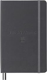 Moleskine Film & TV Journal 400 Pages Grey Hard Cover Notebook view 3