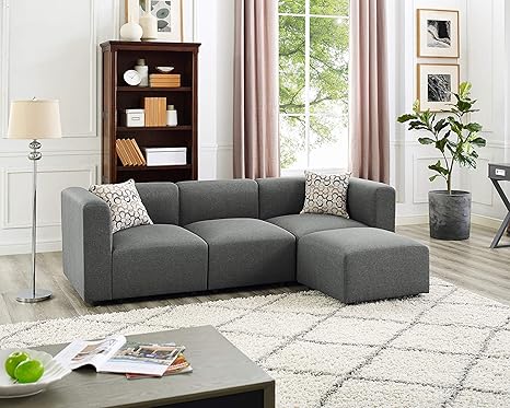 Amazon Com Funkeen Modular Sectional Sofa Assemble 6 Piece Chaise