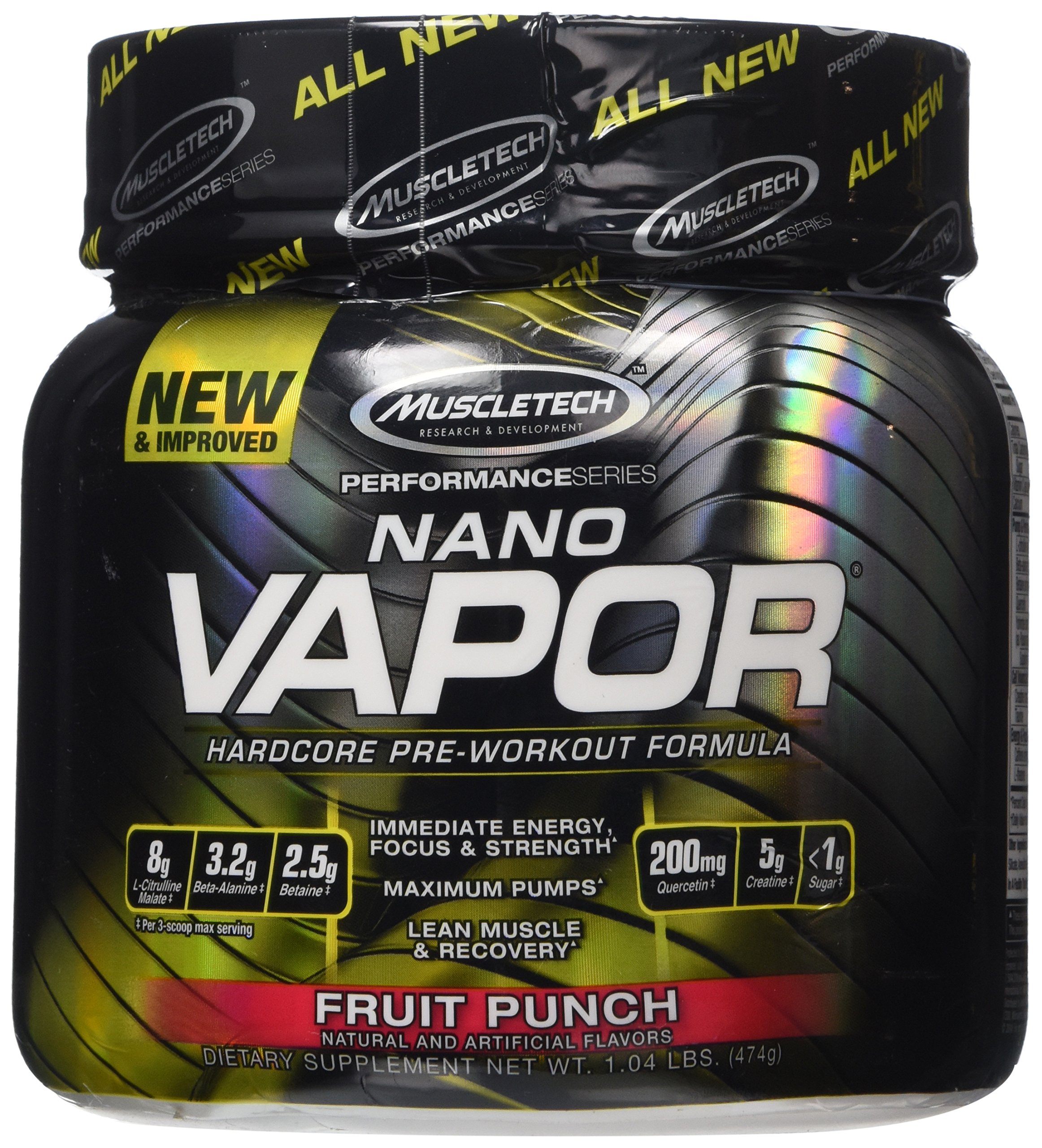 MuscleTech naNO Vapor, Hardcore PreWorkout Formula, Fruit MuscleTech naNO Vapor, Hardcore PreWorkout Formula, Fruit