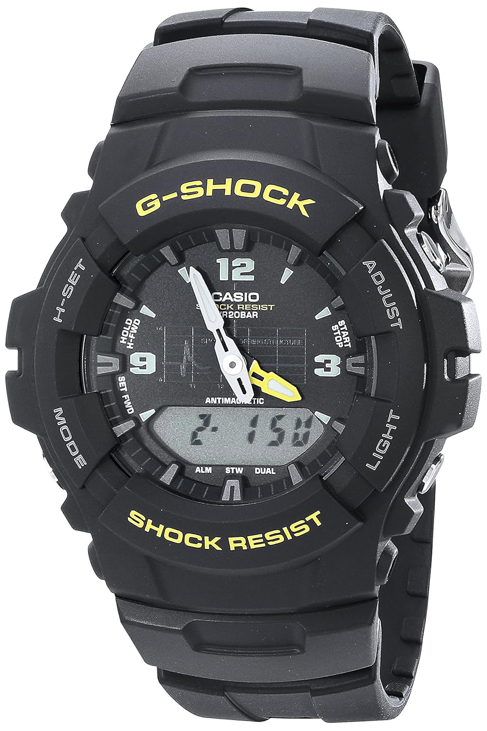 Amazon.com: Casio Men's G100-1BV G-Shock Classic Ana-Digi Watch: Casio:  Watches