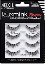 Ardell Faux Mink Demi Wispies False Eyelashes 4 Pairs Black Medium Volume view 1