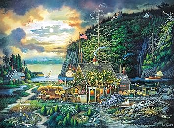 Buffalo Games - Charles Wysocki - Moonlight & Roses - 1000 Piece Jigsaw Puzzle
