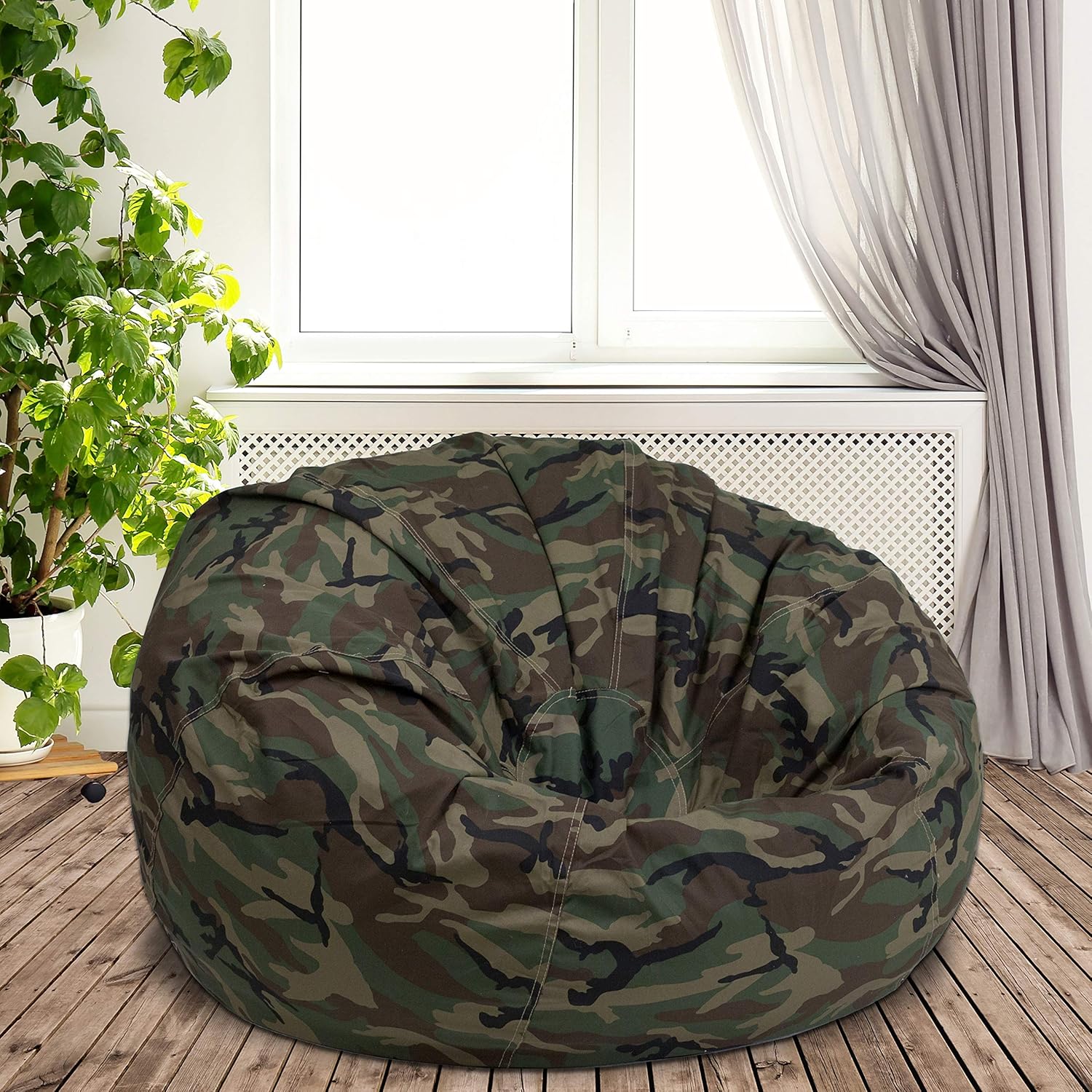 Amazon Com Flash Furniture Oversized Camouflage Kids Bean Bag