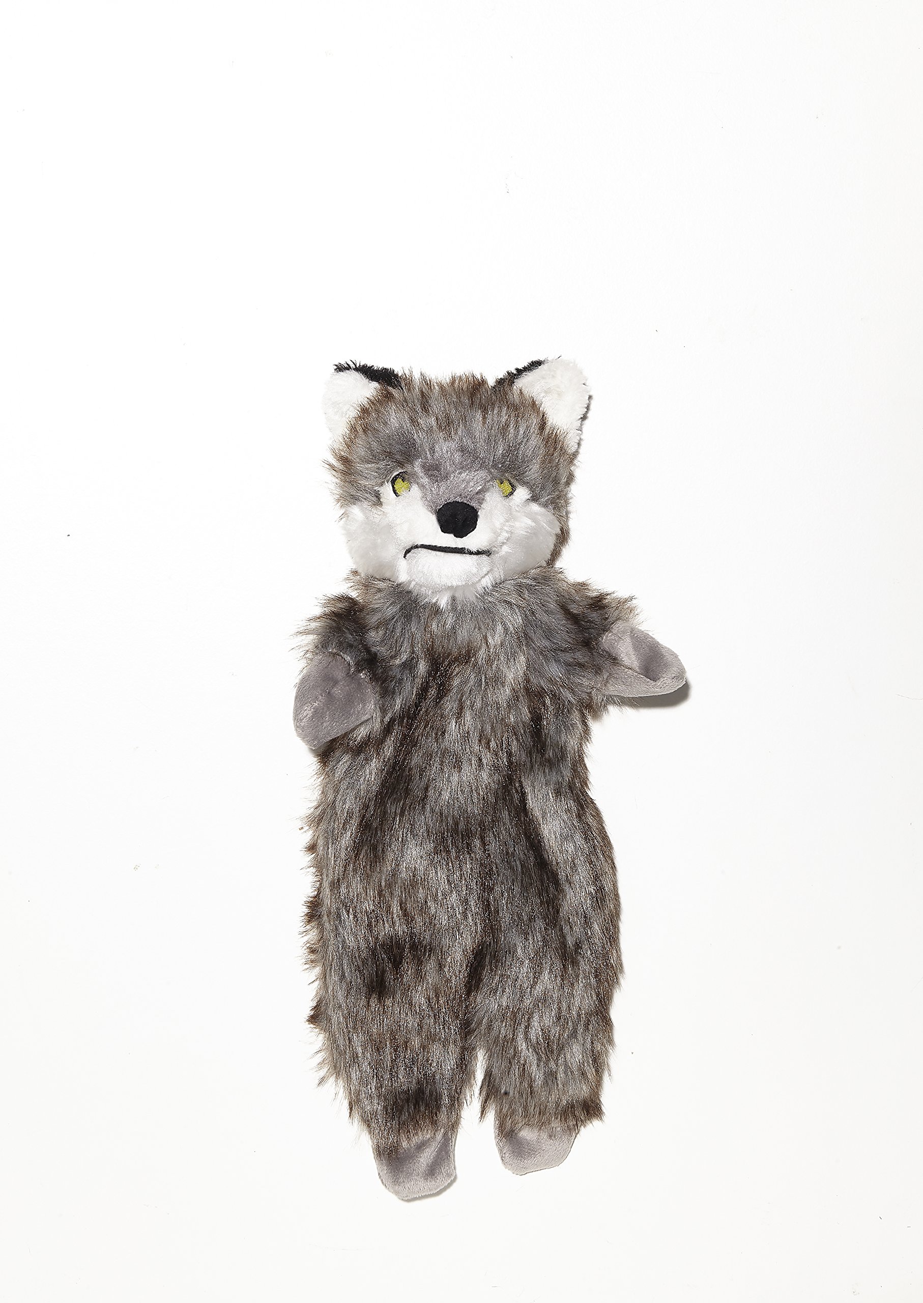 Pistachio Pet Plush Dog Toy - Unstuffed Squirrel With Squeaker. (Small)