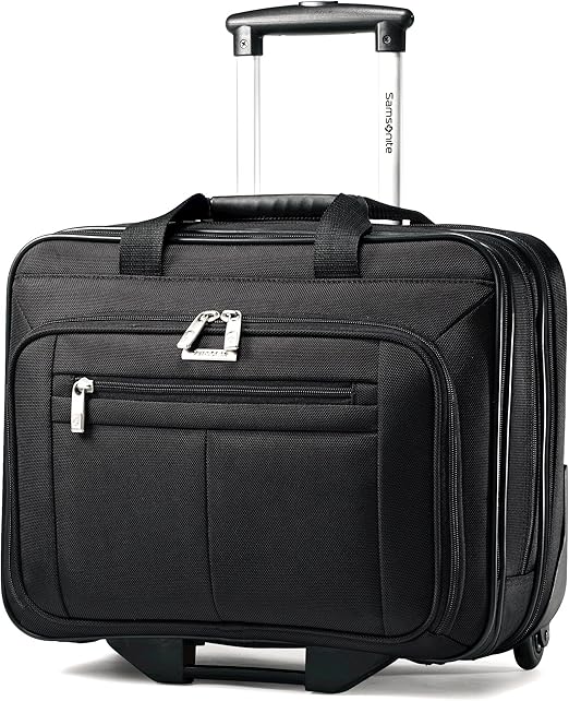 Samsonite Classic Wheeled Business Case, Black, 16.5 x 8 x 13.25Inch