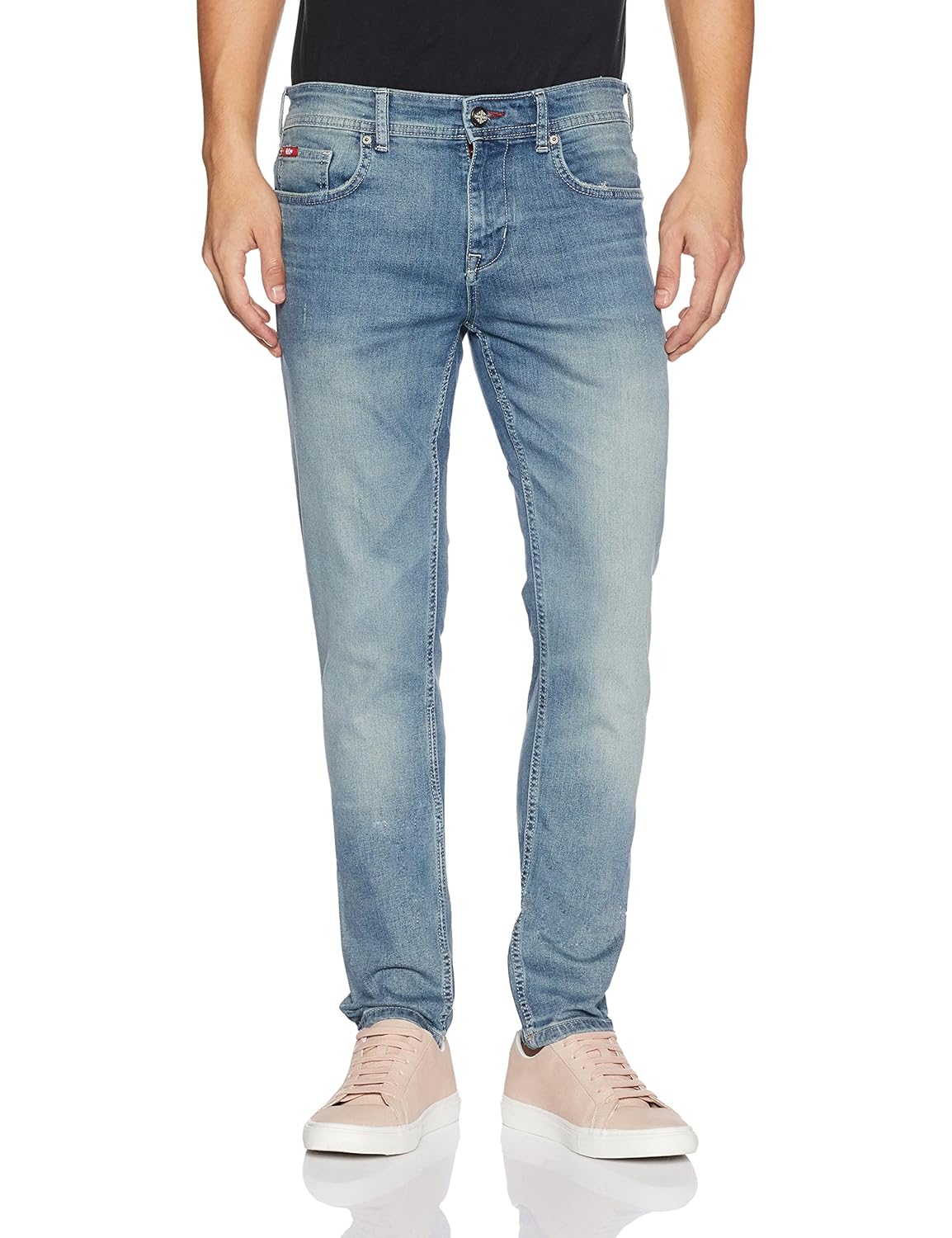 Buy Lee Cooper Men's Skinny Fit Jeans (8907350541141_DM 07_36W x 33L ...